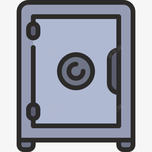 保险箱png免抠素材_88icon https://88icon.com 保险柜 保险箱 卡通 家具