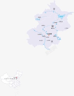 北京地图素材