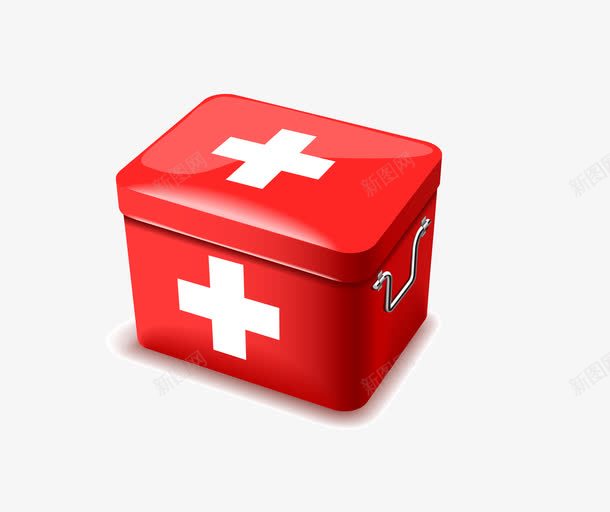 卡通红色医药箱png免抠素材_88icon https://88icon.com 医药箱 卡通医药箱 矢量医药箱 红色医药箱