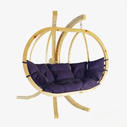 椭圆形木制坐垫吊椅素材
