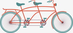 自行车大赛双人自行车素材
