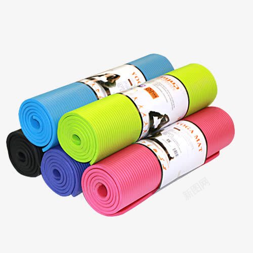 彩色瑜伽垫png免抠素材_88icon https://88icon.com 产品实物 垫子 彩色 瑜伽垫 运动 锻炼