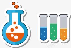 烧瓶试管素材