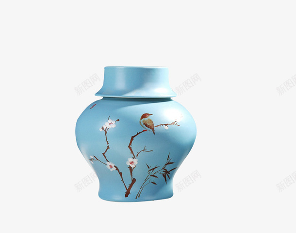 可爱粉蓝色瓶子花瓶png免抠素材_88icon https://88icon.com 带盖瓷器 瓷器瓶子 粉蓝色瓶子 花瓶