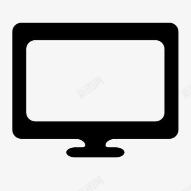计算机宽屏显示器图标图标
