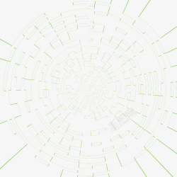 绿色简约蜘蛛网边框纹理素材