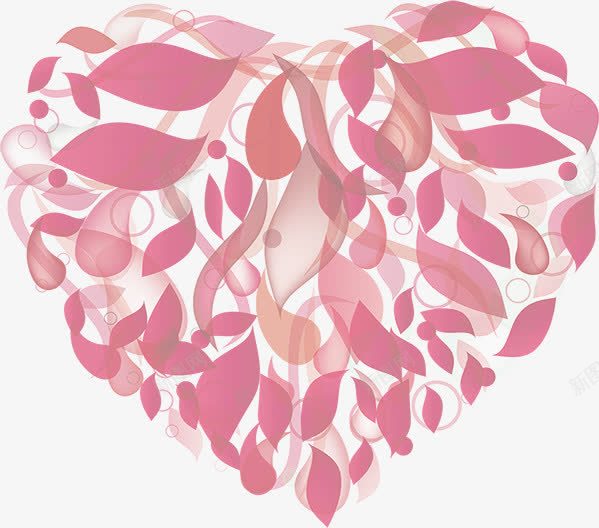 创意合成扁平粉红色的爱心形状效果png免抠素材_88icon https://88icon.com 创意 合成 形状 扁平 效果 爱心 粉红色