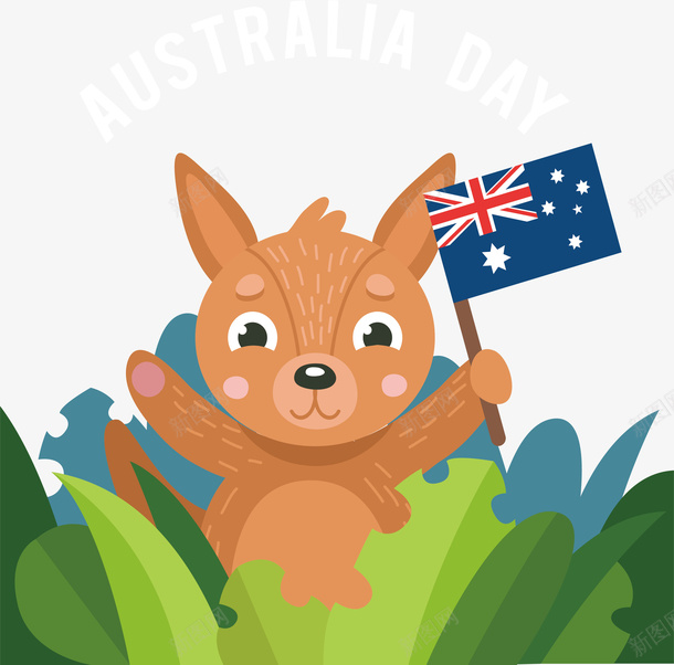 举着国旗的可爱袋鼠矢量图ai免抠素材_88icon https://88icon.com AustraliaDay 可爱袋鼠 澳大利亚 澳大利亚日 矢量png 袋鼠 矢量图