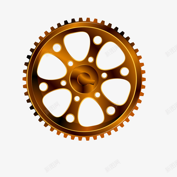 金属质感锯齿圆png免抠素材_88icon https://88icon.com 复古 质感 金属 锯齿圆
