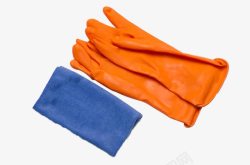 清洁布橡胶手套素材