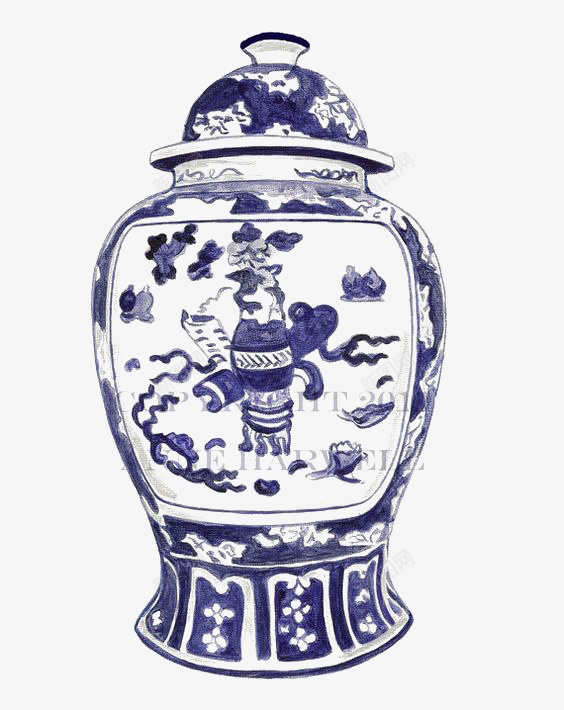 青花瓷png免抠素材_88icon https://88icon.com 中国瓷器 创意青花瓷 手绘青花瓷 瓶子 瓷器