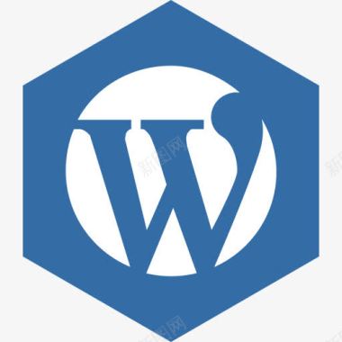 六边形六角媒体社会WordPress图标图标