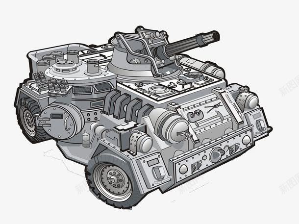卡通坦克png免抠素材_88icon https://88icon.com 儿童 坦克卡通 武器卡通 玩具