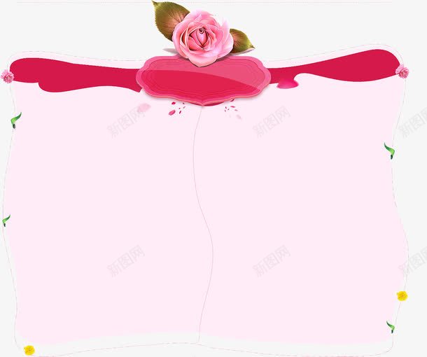 粉色唯美甜蜜花朵装饰png免抠素材_88icon https://88icon.com 甜蜜 粉色 花朵 装饰