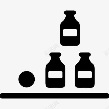 游戏显示器瓶的游戏图标图标