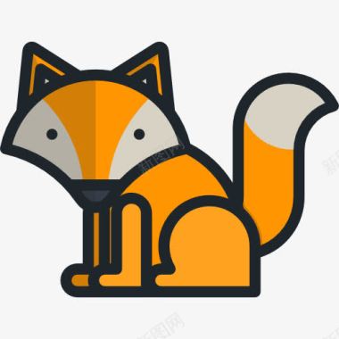 野生保护动物Fox图标图标