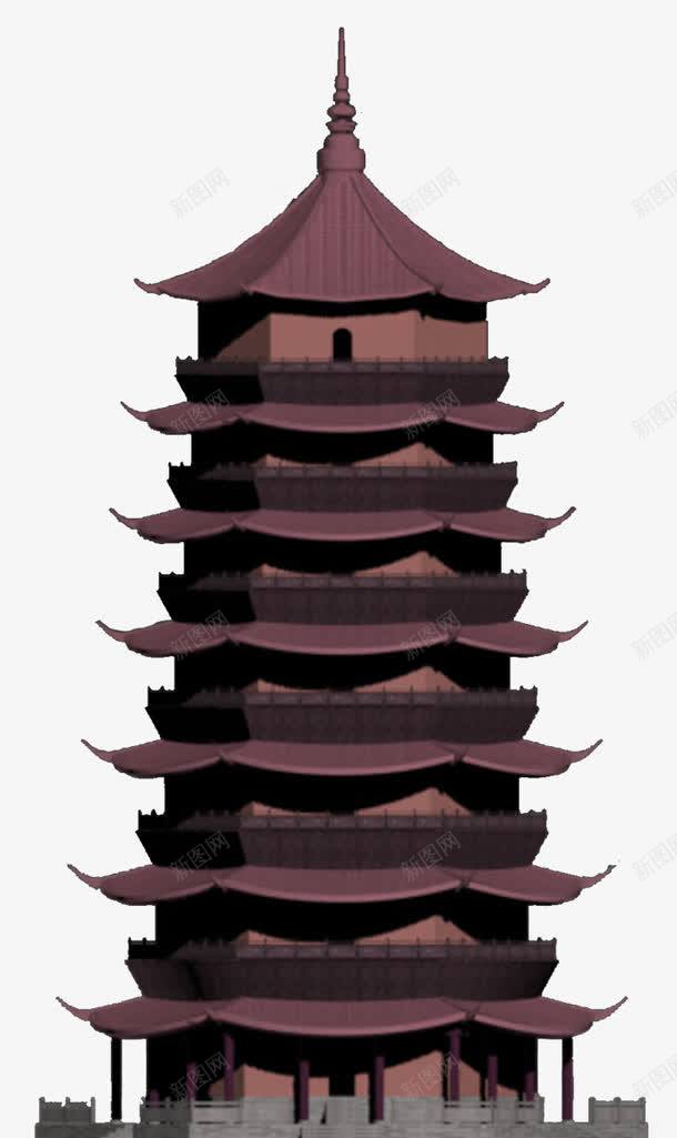 中国风古塔装饰图案png免抠素材_88icon https://88icon.com 中国塔 中国风 免抠PNG 古塔 建筑 装饰图案