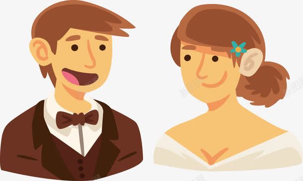 新婚夫妇png免抠素材_88icon https://88icon.com 新娘 新婚 新郎 浪漫婚礼 矢量素材