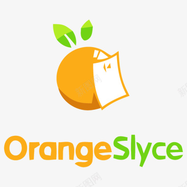 橘子logo适量矢量图图标图标