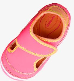 粉色舒适女童凉鞋素材