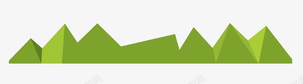 卡通绿色抽象山峰png免抠素材_88icon https://88icon.com 卡通 山 山峰 抽象 绿色