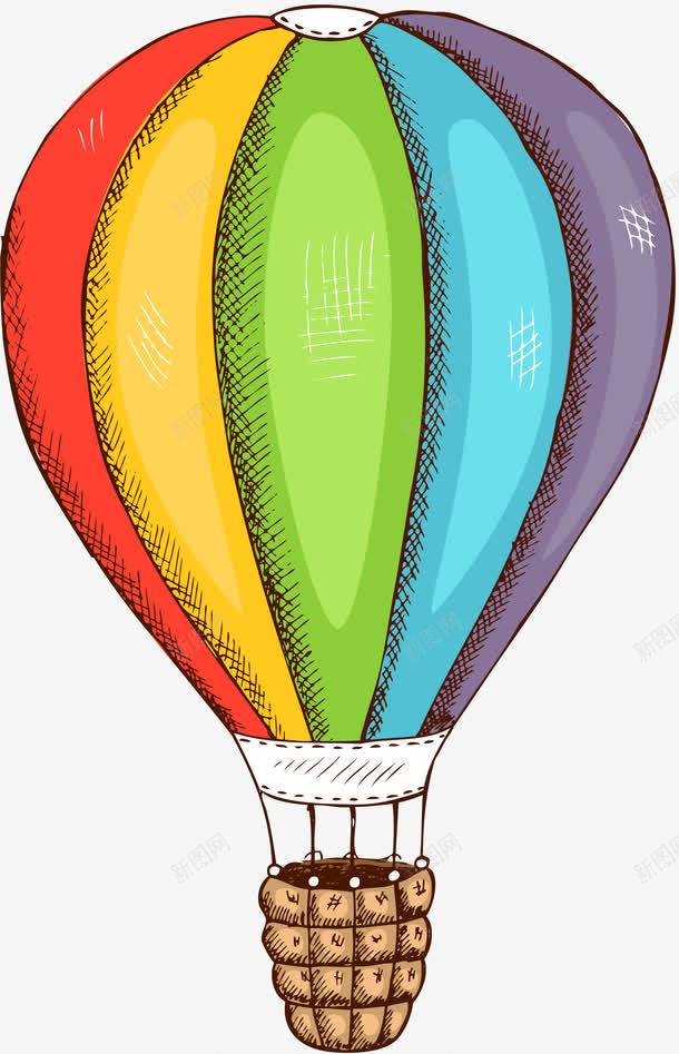 热气球元素png免抠素材_88icon https://88icon.com 元素 卡通 手绘 热气球