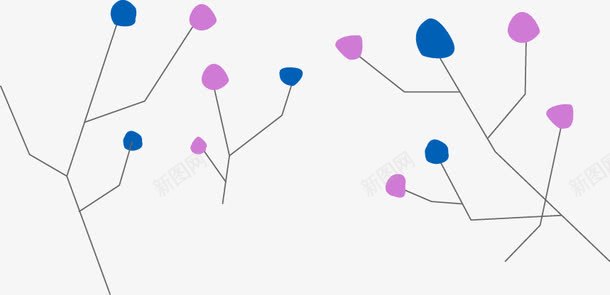 抽象创意几何树彩色png免抠素材_88icon https://88icon.com 几何 创意 彩色 抽象 树