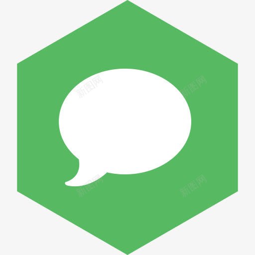 六角iMessage媒体社会Mpng免抠素材_88icon https://88icon.com Hexagon iMessage imessage media social 六角 媒体 社会