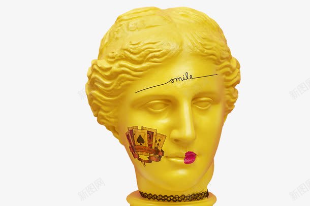 金色创意雕塑png免抠素材_88icon https://88icon.com 人头 创意 艺术 艺术免抠素材 金色 雕塑