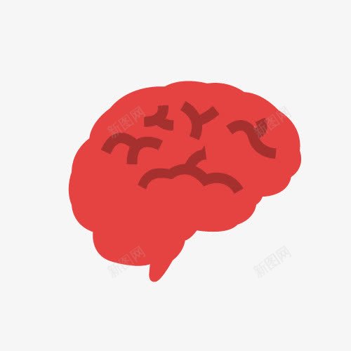 人的大脑png免抠素材_88icon https://88icon.com 人的大脑 图案 手绘 简图 红色的 纹理 黑色的
