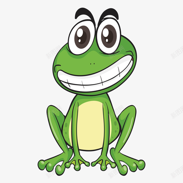 呲牙笑的卡通小青蛙png免抠素材_88icon https://88icon.com 卡通 可爱的 呲牙笑 小青蛙 牙齿 简图 表情
