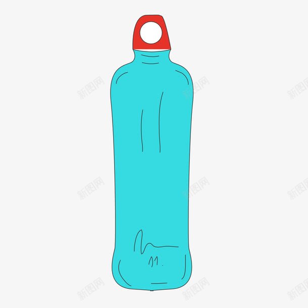 蓝色瓶子png免抠素材_88icon https://88icon.com png png素材 水瓶 瓶子 蓝色