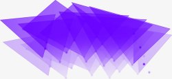 紫色几何宣传海报素材