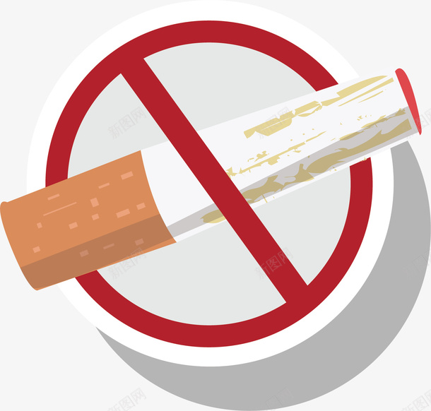 禁止吸烟标志矢量图ai免抠素材_88icon https://88icon.com nosmoking 创意 卡通 手绘 标志 白色 矢量图 禁止吸烟 设计