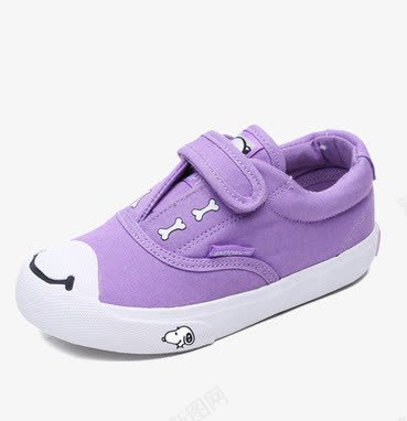 紫色可爱帆布童鞋png免抠素材_88icon https://88icon.com 产品实物 帆布童鞋 鞋靴