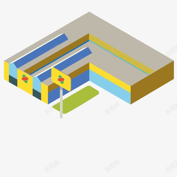 3d模型房子建筑小屋png免抠素材_88icon https://88icon.com 图形 形状 手绘 概念图 模型 绘画