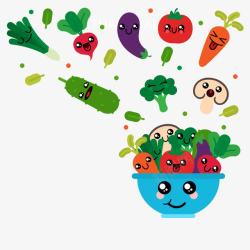 拟物健康蔬菜素材