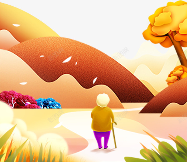 古典中国传统节日重阳节png免抠素材_88icon https://88icon.com 中国 传统节日 古典 古典中国传统节日重阳节 老人节日 重阳节