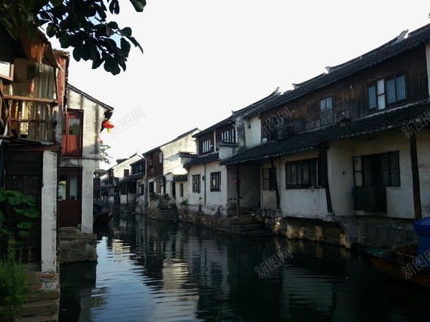 周庄古镇人家png免抠素材_88icon https://88icon.com 中国风建筑 古镇风景 周庄古镇