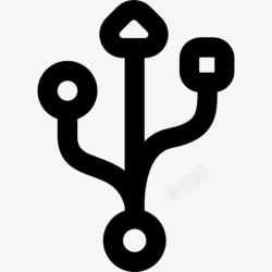 通用数字通用端口标志图标高清图片