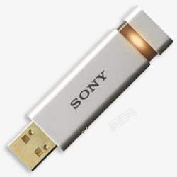白色SONY的USB素材