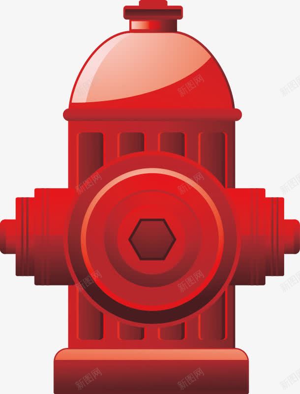 红色消防栓png免抠素材_88icon https://88icon.com 卡通 手绘 消防栓 红色