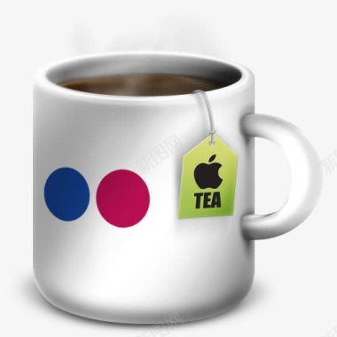 茶壶茶杯素材水杯茶杯图标图标