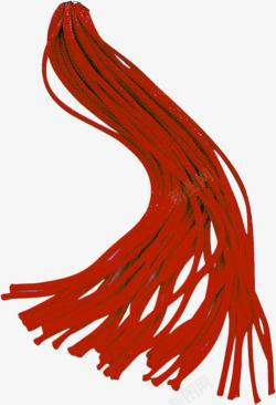 红色中国结编织线中秋素材