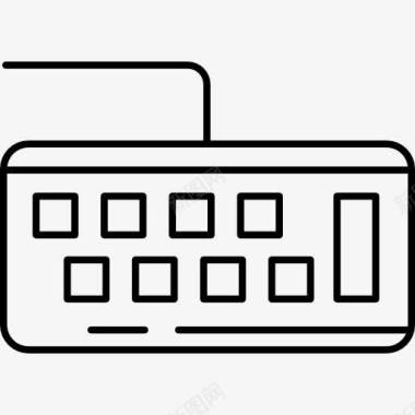 声波线键盘电缆图标图标