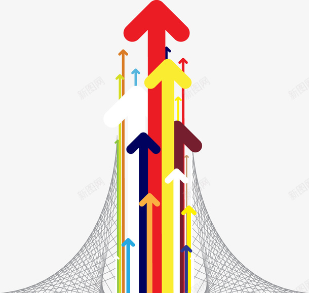 彩色箭头矢量图eps免抠素材_88icon https://88icon.com 动感 彩色 时尚 潮流 箭 箭头 矢量图