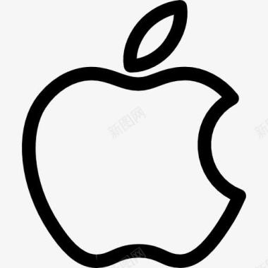 苹果咬了标志图标图标