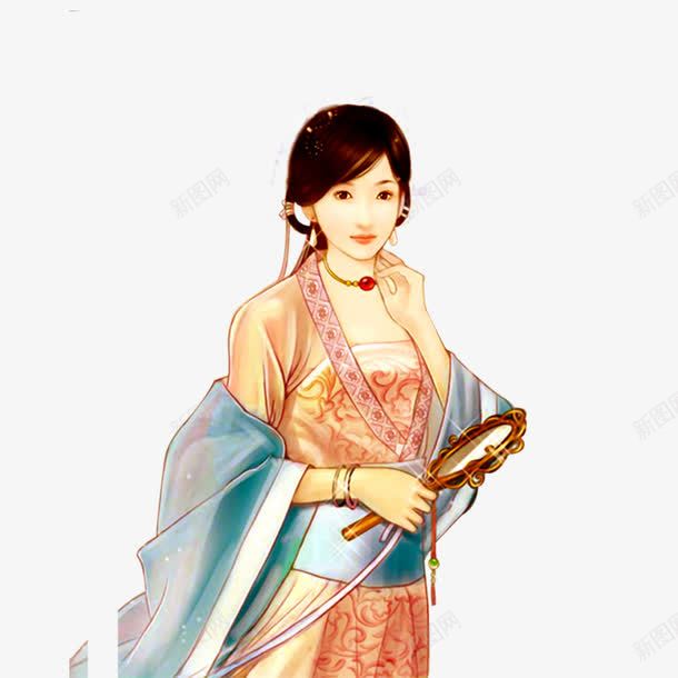 古代手绘美人png免抠素材_88icon https://88icon.com 古代 古风 美人