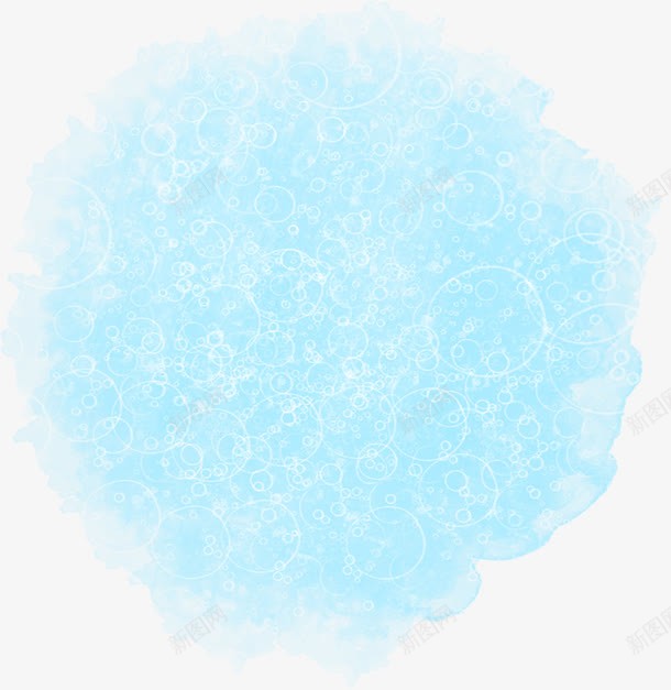 蓝色创意水泡png免抠素材_88icon https://88icon.com 创意 水泡 蓝色 设计
