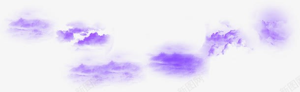 紫色云朵装饰背景png免抠素材_88icon https://88icon.com 云朵 紫色 背景 装饰